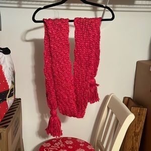Long Hot Pink Scarf